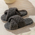 Open Toe Cozy House Slippers